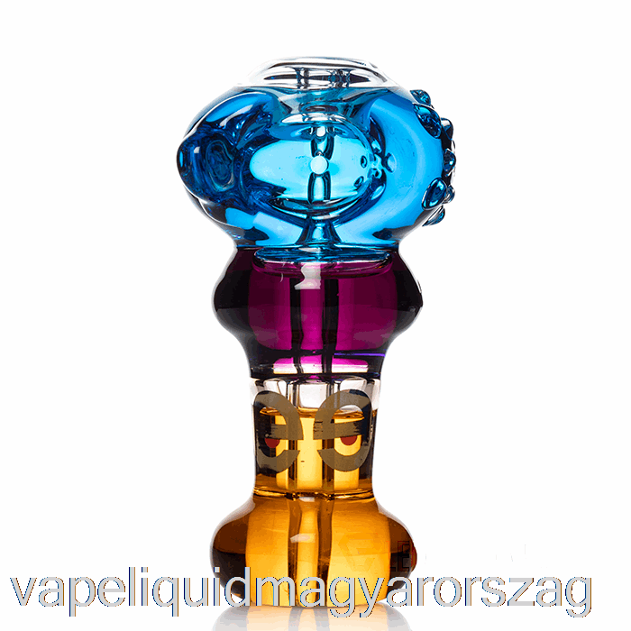 Sajtüveg Háromszoros Fagyasztható Kanál Kézi Pipa Kék / Lila / Narancssárga Vape E Cigi